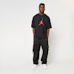 Jordan M J JUMPMAN SS HBR TEE black/gym red laranja 92254 4