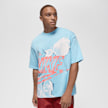 Jordan Reissue Oversized Short Sleeve Crew blau 92236 1