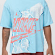 Jordan Reissue Oversized Short Sleeve Crew bleu 92236 4