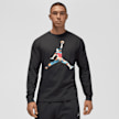 Jordan Flight Mountside Graphics Long Sleeve Crew crna 92240 1