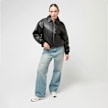 Decibel Padded PU Jacket black preto 92517 4