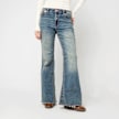 True Religion Katrina High Rise Flare Flap Big T plava 92540 1