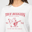 True Religion Long Sleeve Tee Slim Fit weiß 92535 3