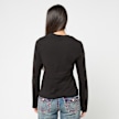 True Religion Long Sleeve Tee Slim Fit negro 92534 2