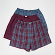 SNIPES 3 PACK - Woven Label Woven Boxershorts multicolor 92658 1