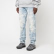 Smoke Rise Crystal Effect Washed Jeans blau 92667 1