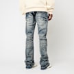 Smoke Rise Heavy Whisker Effect Jeans blu 92684 2