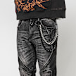 Smoke Rise Color Block & Piping Jeans nero 92690 3