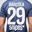 Nike Barcola / No. 29 / PSG Nike Home Stadium 2025/26 bleu 92756 8