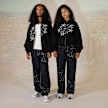 SNIPES Oversized Raglan Zip Hoodie 125mm x SNIPES crna 92769 8