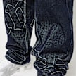 SNIPES Straight Leg Raw Denim 125mm x SNIPES blauw 92770 7