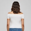 Urban Classics Ladies Off Shoulder Rib Tee bianco 92783 2