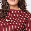Karl Kani Small Signature Essential Pinstripe OS Tee rojo 92787 3