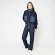 Karl Kani OG Crop Teddy Bomber Jacket azul 92790 5