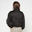 Karl Kani Signature Faux Suede Oversized Bomber Jacket zwart 92791 2