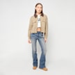 Urban Classics Ladies Workwear Cropped Cotton Jacket beige 92992 4