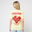 Miss Tee Cherrie Lovers Tee jaune 93039 1