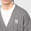 New Era MLB Knit Cardigan New York Yankees ltc grijs 99298 3