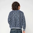 Another Cotton Lab Another Kable Knit Sweater blauw 99798 2