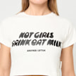 Another Cotton Lab Hot Girls Crop T-Shirt WMN bianco 93111 3