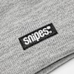 SNIPES Woven Label Basic Logo Beanie grijs 93133 3