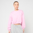 Felicious Cropped Terry Crewneck różowy 93141 1