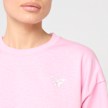 Felicious Cropped Terry Crewneck różowy 93141 3