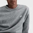 Nike   Club Fleece Crew szary 93367 3