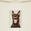Mister Tee Fearless Dawg Fluffy Hoody bege 93444 3