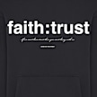 Mister Tee Faith And Trust Fluffy Hoody nero 93452 3