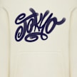 Mister Tee Tokyo Tagged Graffiti Fluffy Hoody beige 93460 3