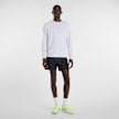 New Balance Reflective Poly Long Sleeve T-Shirt bianco 93646 6