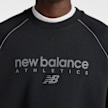 New Balance Linear Graphic Fleece Crew schwarz 93642 3