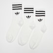 adidas Originals 3 PACK - Crew Sock 3 Streifen blanco 93702 1
