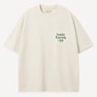 Another Cotton Lab Sunday Running Club Oversized T-Shirt beige 93767 2
