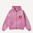 Another Cotton Lab Another Sweet Summer Oversized Zip Hoodie rosa 93768 2