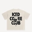 Another Cotton Lab Iced Coffee Club Oversized T-shirt bege 93979 1