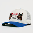 Field Grade BEWARE OF DOG TWILL MESH TRUCKER off white/game royal wielokolorowy 94060 1