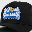Field Grade GO F YOURSELF TWILL MESH TRUCKER white/game royal noir 94190 4