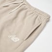 New Balance French Terry Stacked Logo Crew & Jog Set beige 94377 5