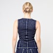 Decibel Buttoned Denim Vest blauw 95168 2