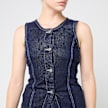 Decibel Buttoned Denim Vest blauw 95168 3