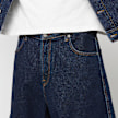 Decibel Baggy Denim Shorts niebieski 95197 3