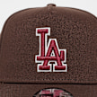 New Era 9Forty E-Frame Outline Script MLB Los Angeles Dodgers braun 95466 4