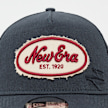New Era 9Forty A-Frame Trucker Oval Canvas Distress bleu 95475 4