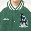 New Era MLB Varsity Jacket Los Angeles Dodgers grün 95559 3