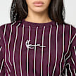 Karl Kani Small Signature Essential Pinstripe Oversized Tee rouge 95864 3
