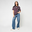 Karl Kani Small Signature Essential Pinstripe Oversized Tee rouge 95864 4
