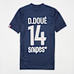 Nike   Doué / No. 14 / PSG Nike Kids Home Stadium 2025/26 azul 96058 1