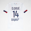 Nike Doué / No. 14 / Paris Saint-Germain Nike Kids Away Stadium 2024/25 weiß 96162 1